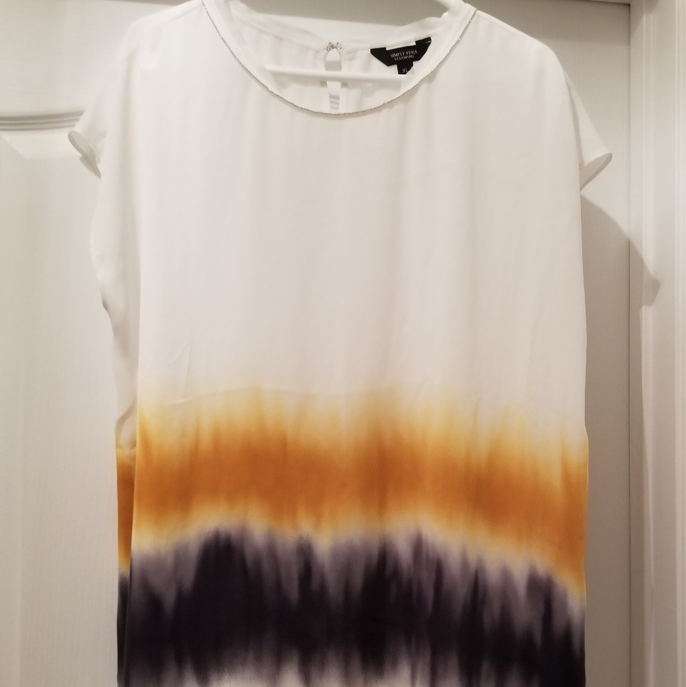 Vera Wang Short Sleeve Dressy Shirt